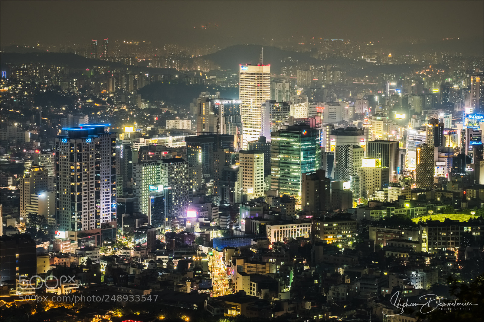 Fujifilm X-T2 sample photo. Seoul night photography
