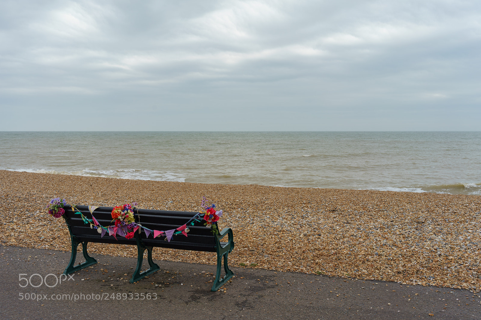 Sony a7 II sample photo. Empty bench by the photography