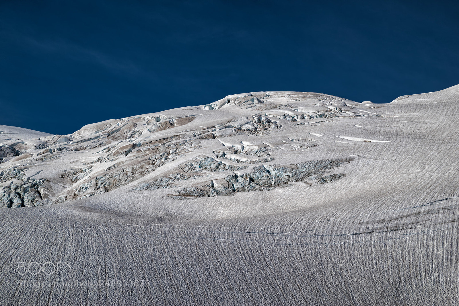 Pentax K-1 sample photo. Snowy mountain side photography