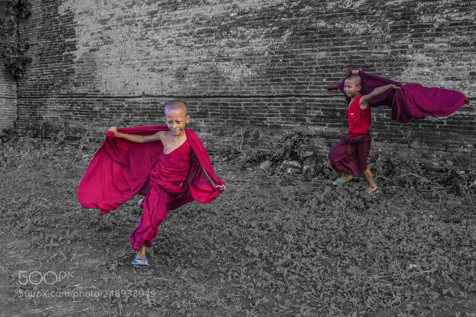 Canon EOS 60D sample photo. Children,s monk,s photography