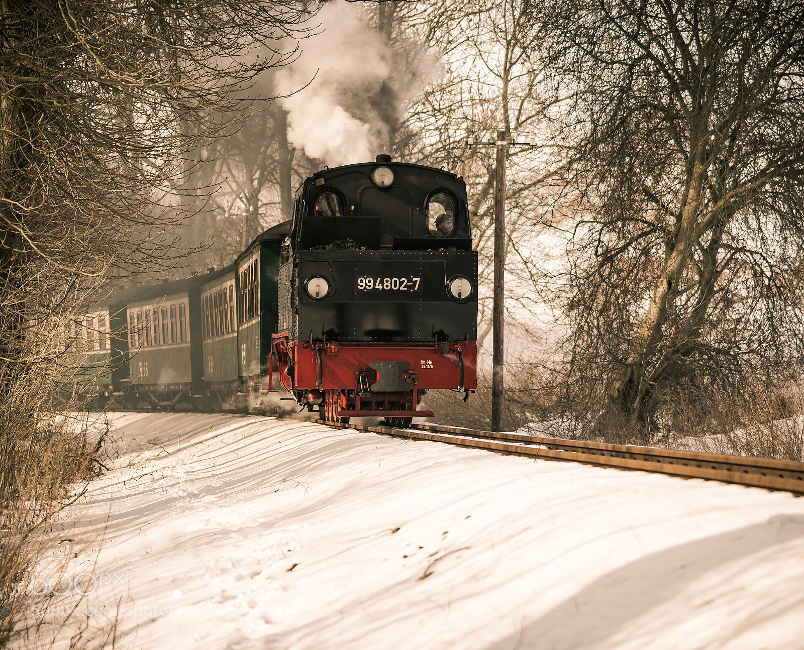 Sony a6500 sample photo. The train in the photography