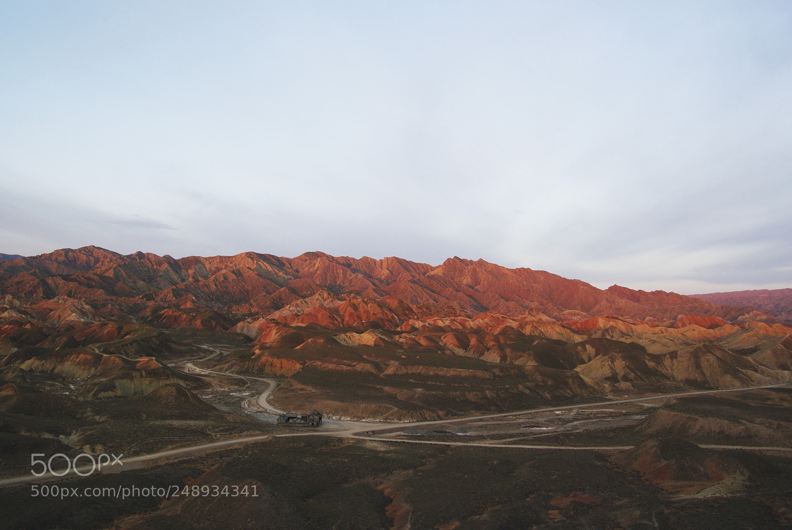 Pentax K20D sample photo. Danxia landform photography