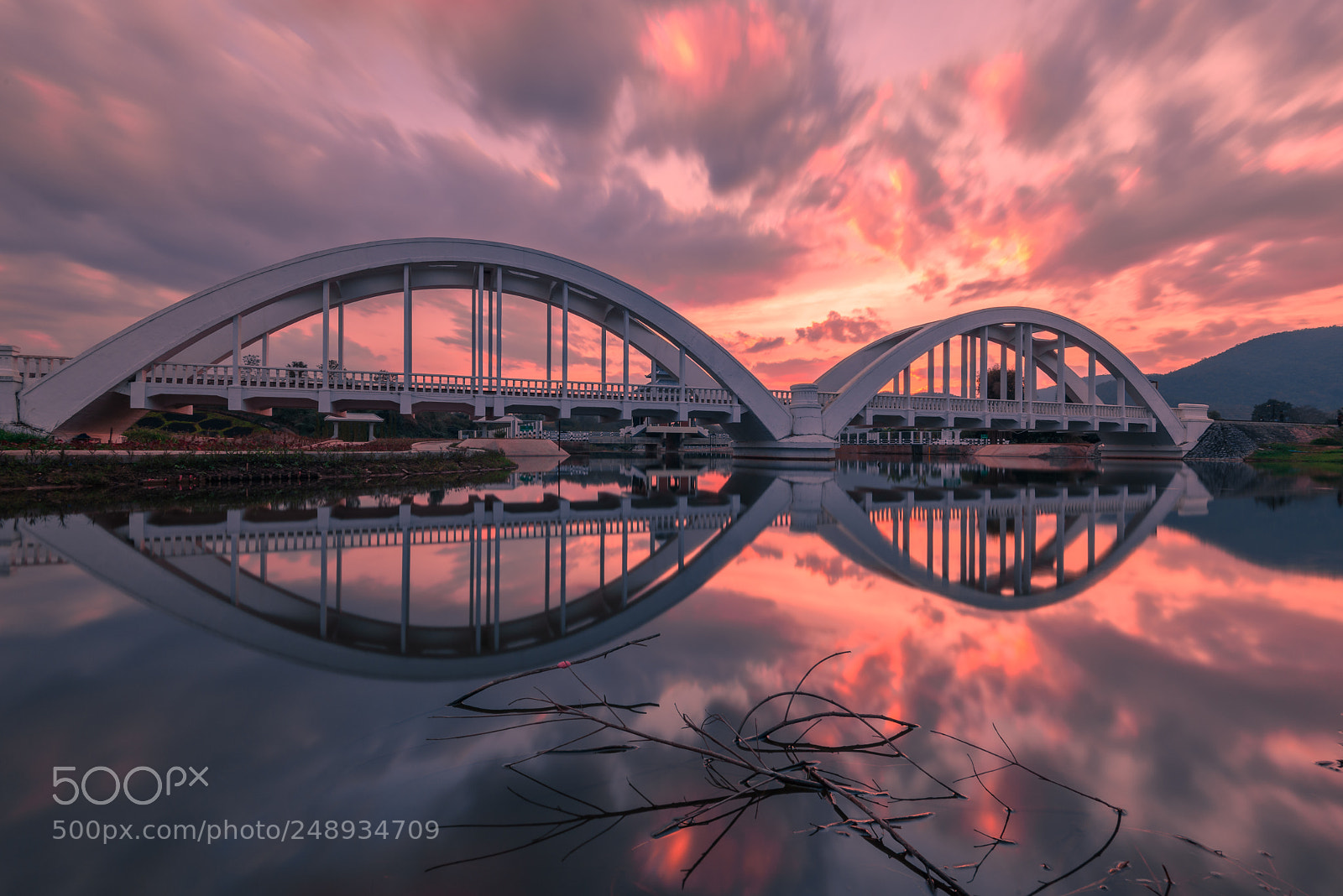 Nikon D600 sample photo. Sunset over bridge and photography