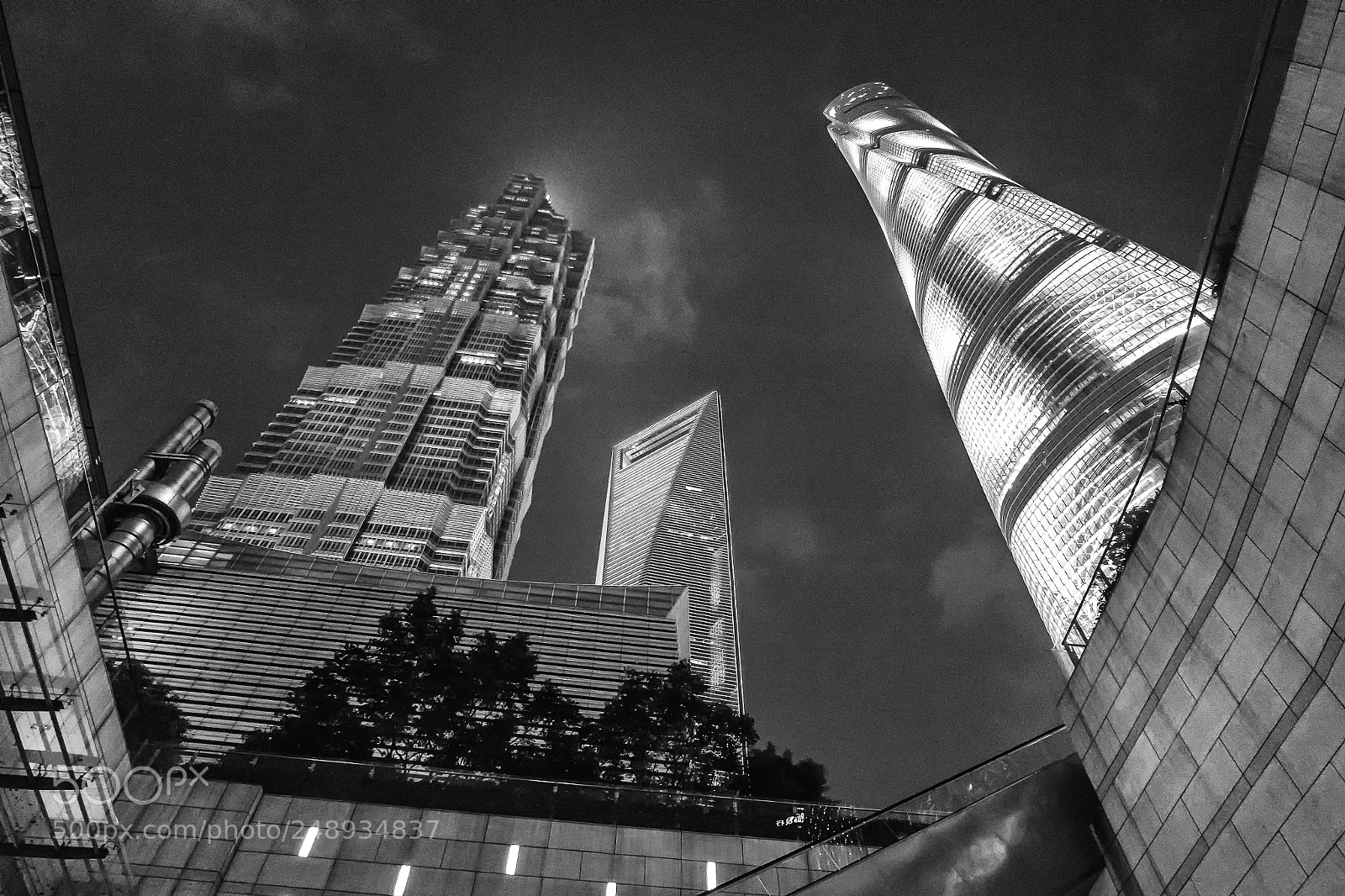 Fujifilm X-T10 sample photo. Three giants of shanghai photography