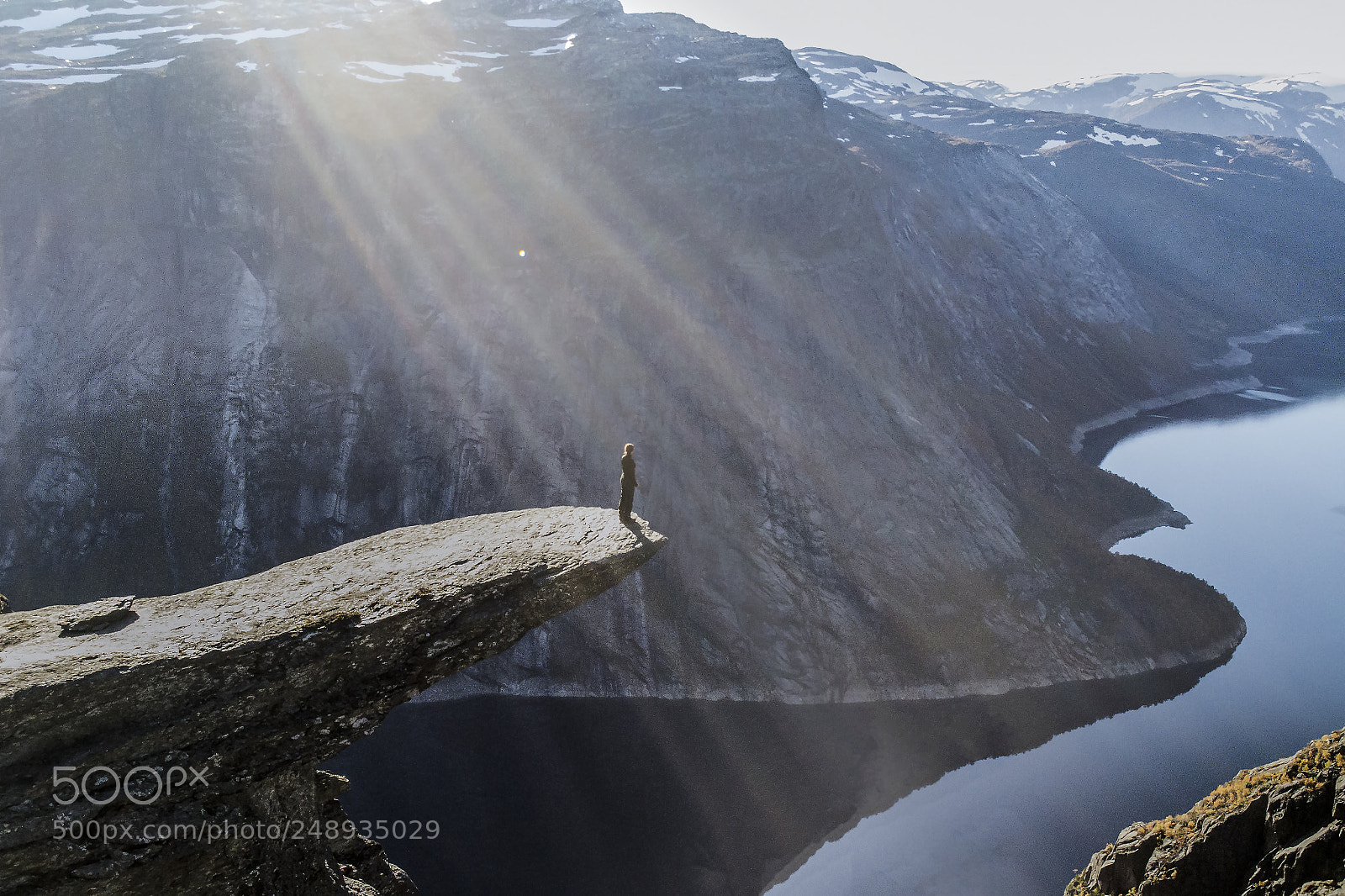 Nikon D3100 sample photo. Trolltunga view photography