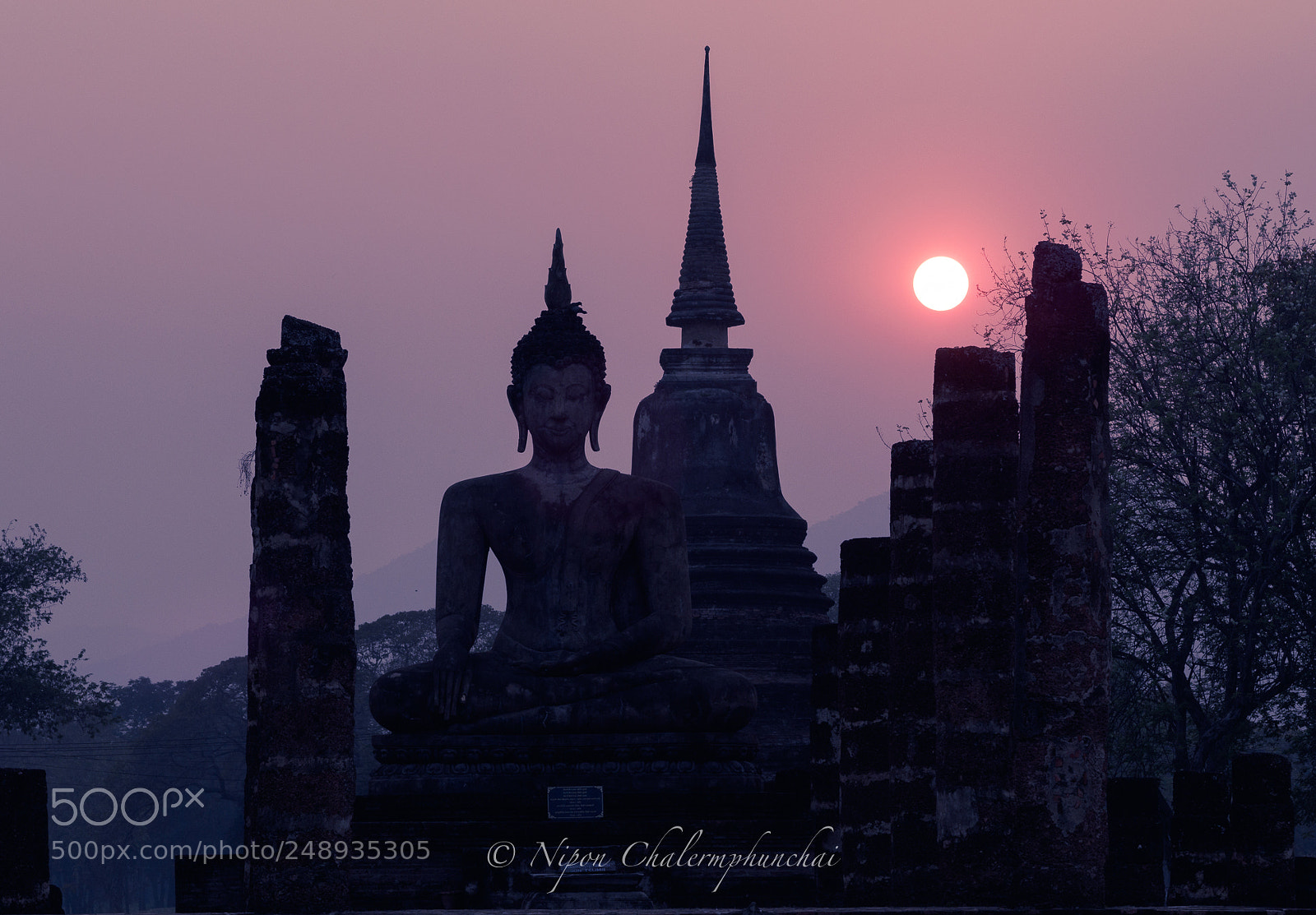 Olympus OM-D E-M5 II sample photo. Sukhothai historical park photography