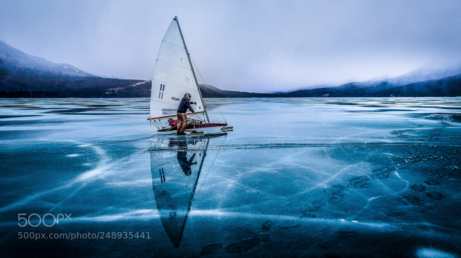 Nikon D3100 sample photo. Icesailing photography
