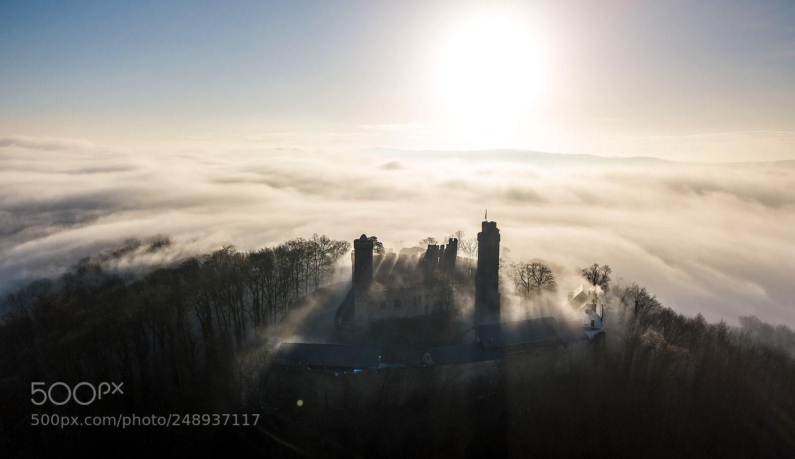 DJI FC220 sample photo. Auerbach in the morning photography