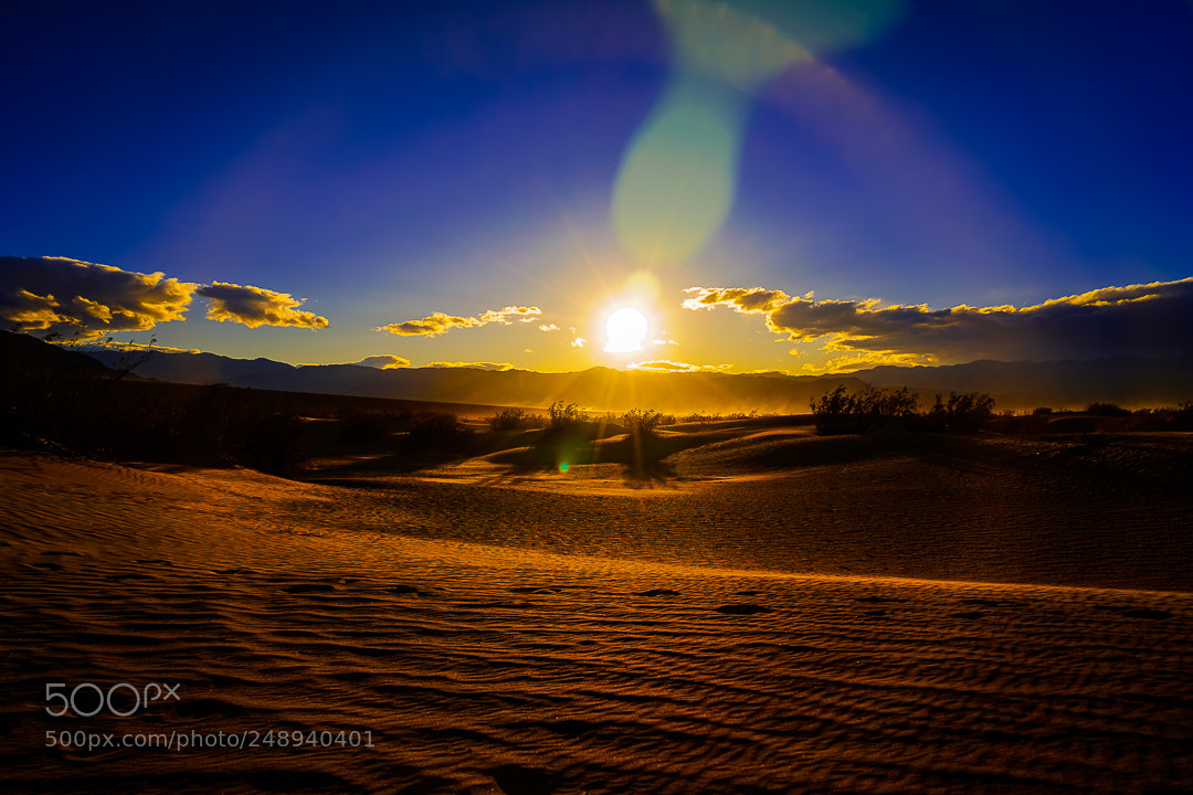 Sony a7 II sample photo. Sunset at death valley photography