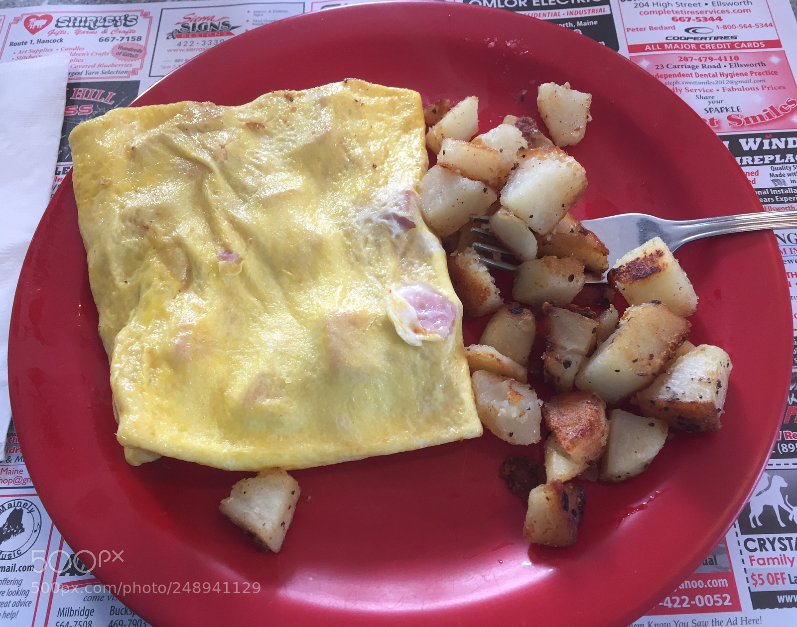 Apple iPhone 6 sample photo. Breakfast omelet photography
