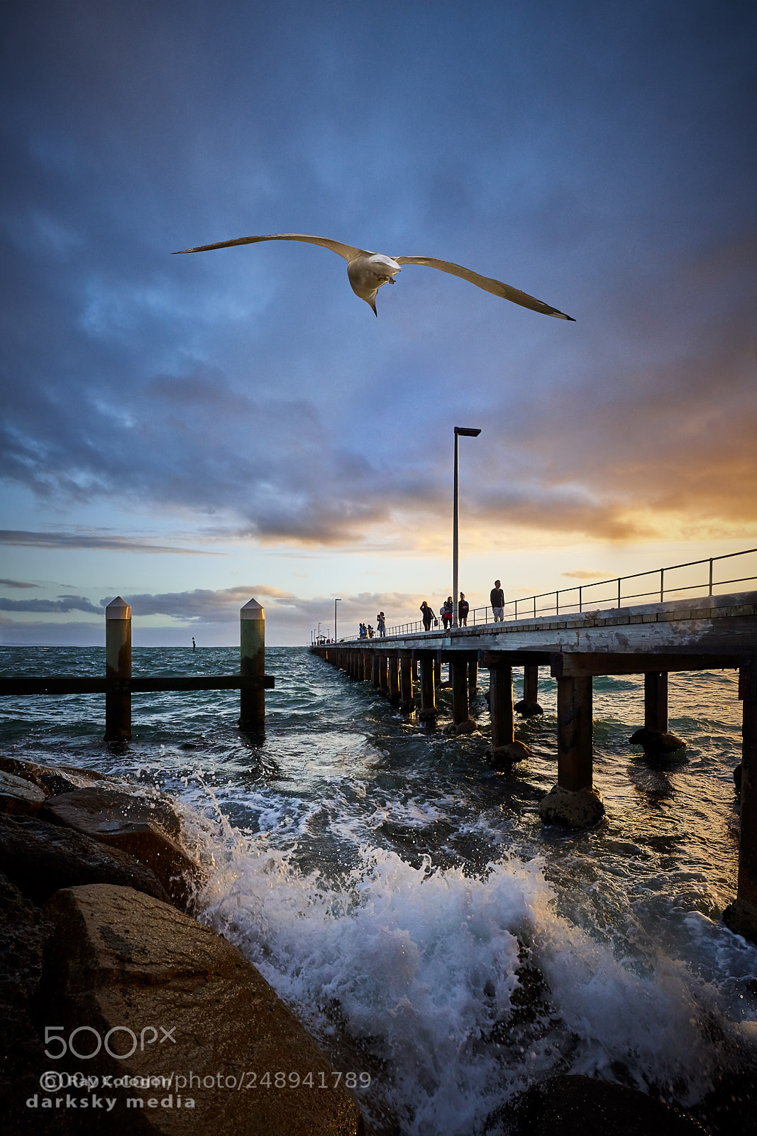 Sony a7R III sample photo. Sunset at east pier photography