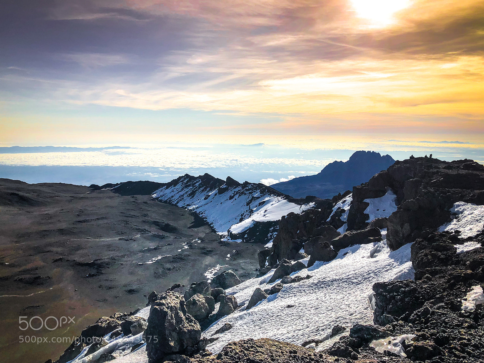 Apple iPhone 8 Plus sample photo. Mount kilimanjaro crater photography