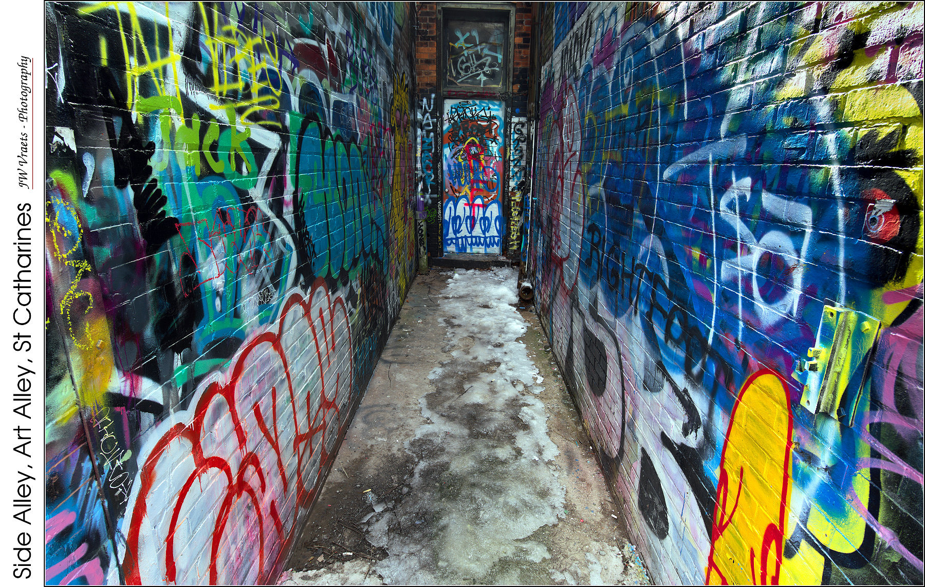 Nikon D7100 sample photo. Side alley, art alley, st catharines photography