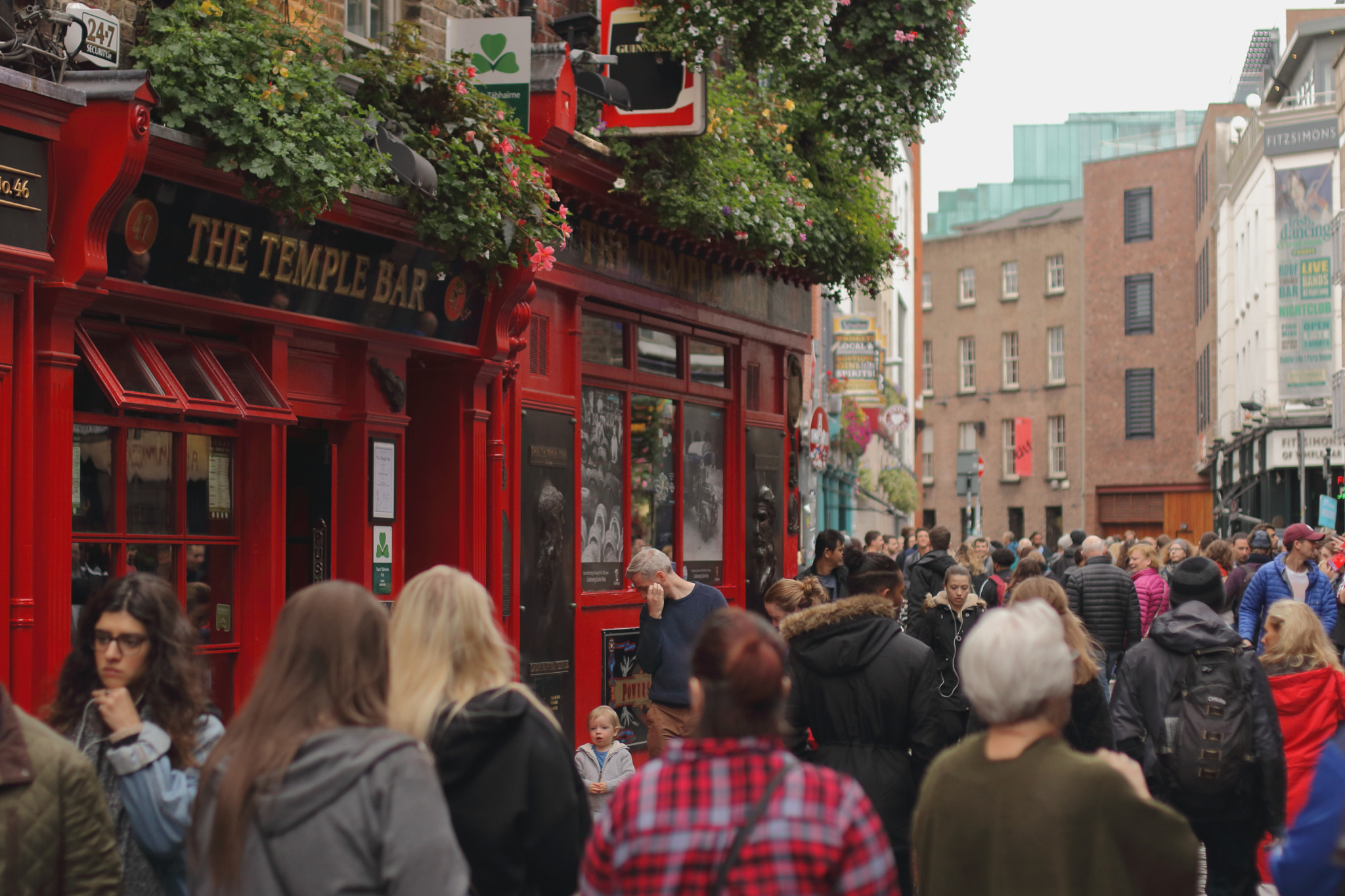 Canon EOS 80D + Canon EF 50mm F1.4 USM sample photo. The temple bar, dublin, ireland photography