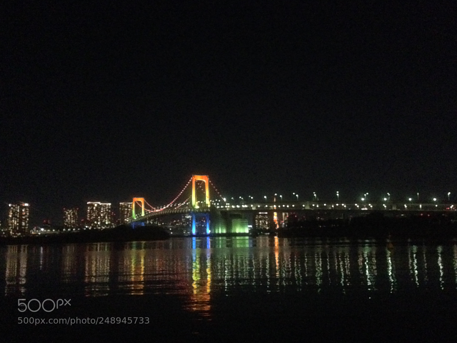 Apple iPhone 5 sample photo. Odaiba bridge, tokyo photography
