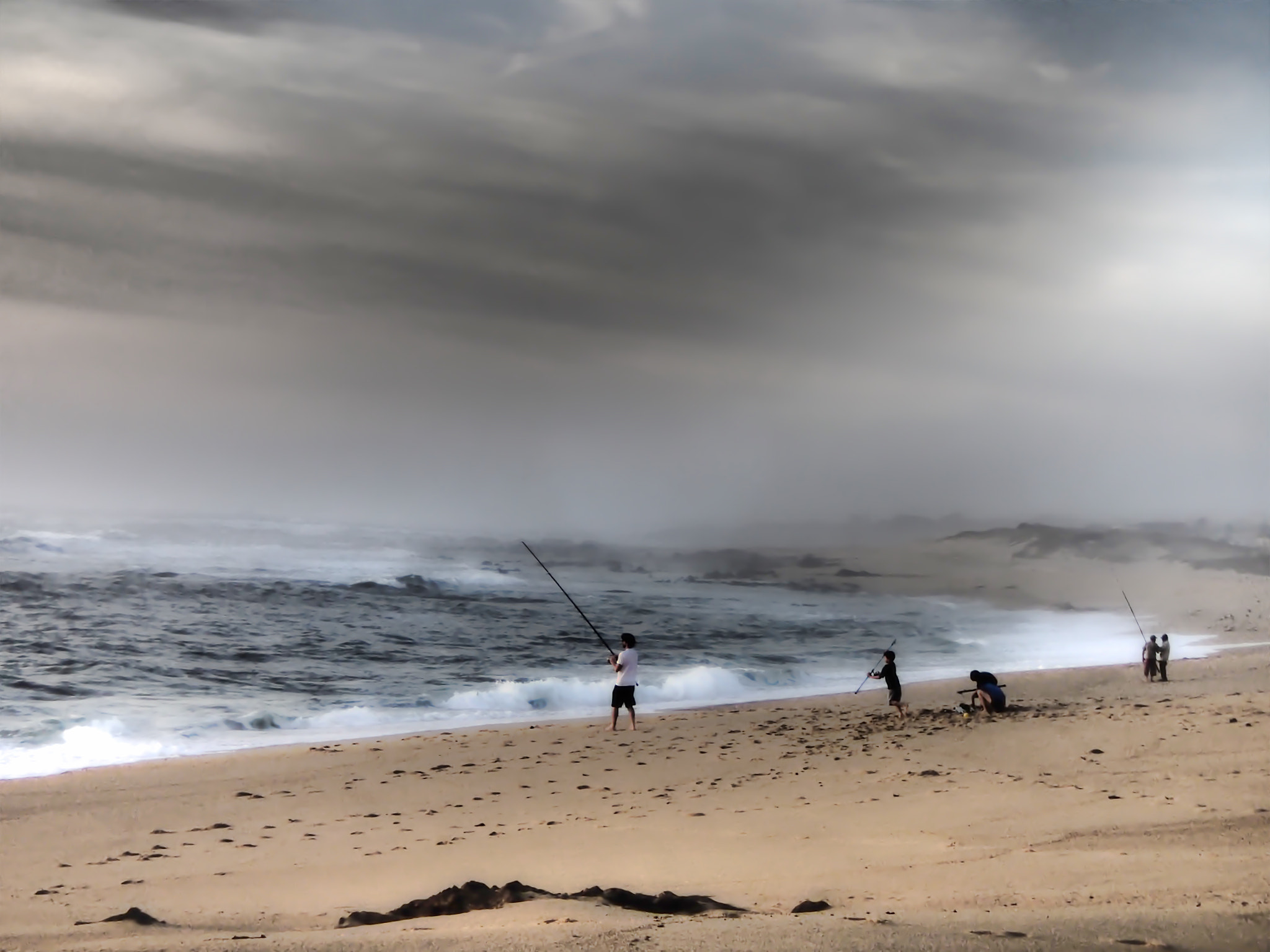 Olympus TG-3 sample photo. Fishing with dad 1 photography