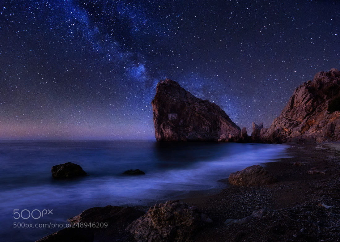 Nikon D610 sample photo. Night at simeis photography