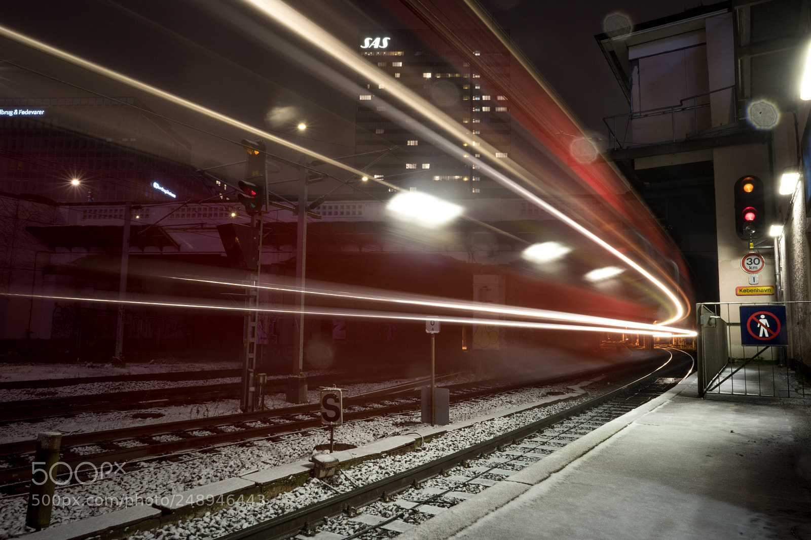 Sony a7 II sample photo. Vesterbro at night photography