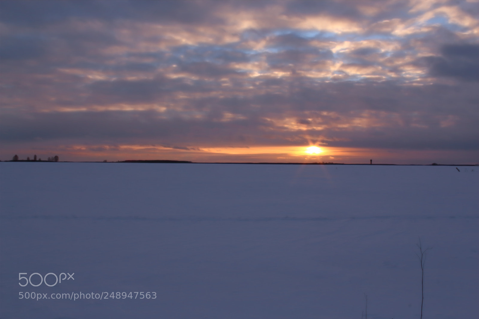 Canon EOS 600D (Rebel EOS T3i / EOS Kiss X5) sample photo. Winter sunset photography