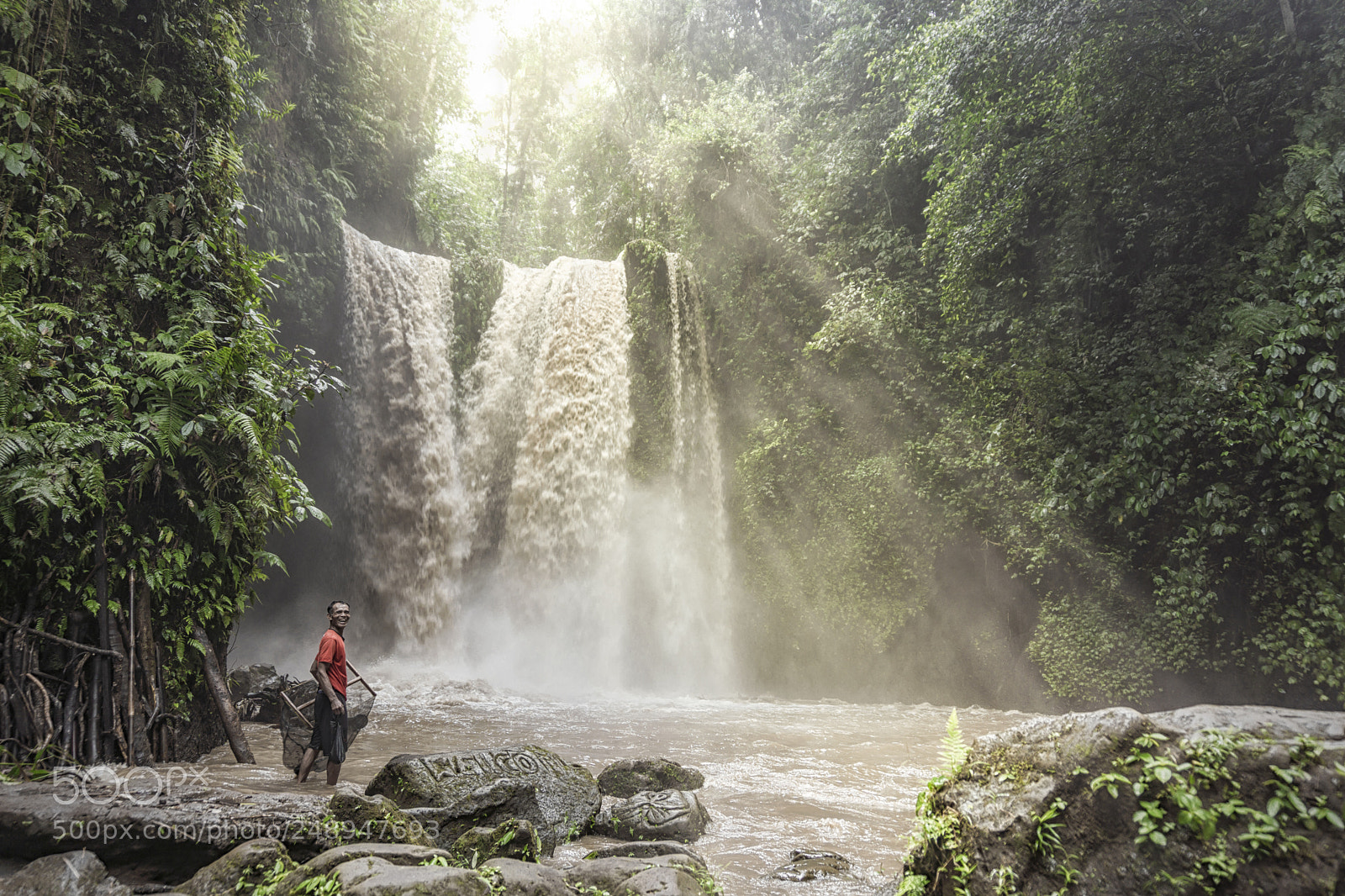 Sony a6000 sample photo. Bali waterfall photography