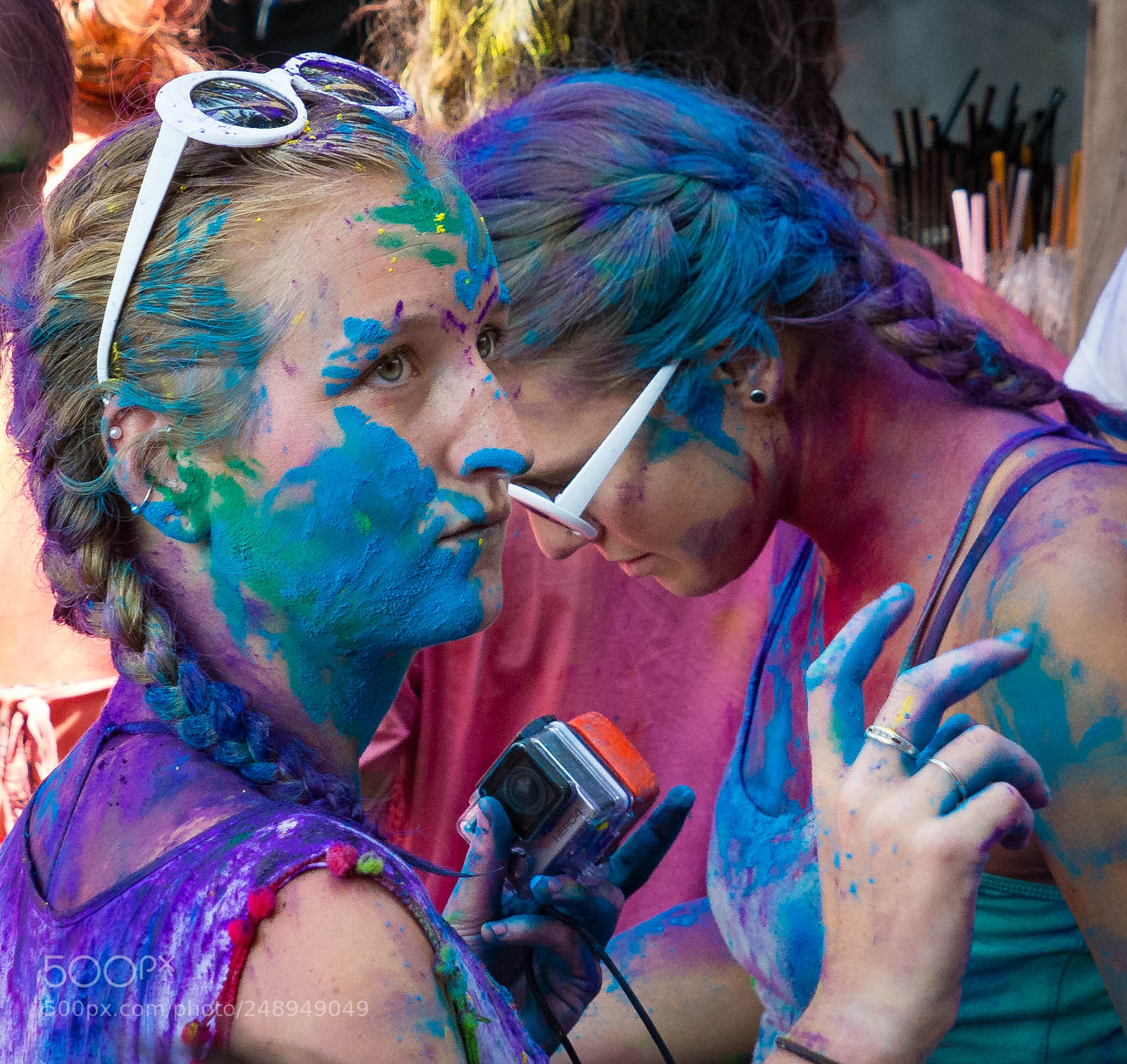 Nikon D7100 sample photo. Holi celebrations india photography