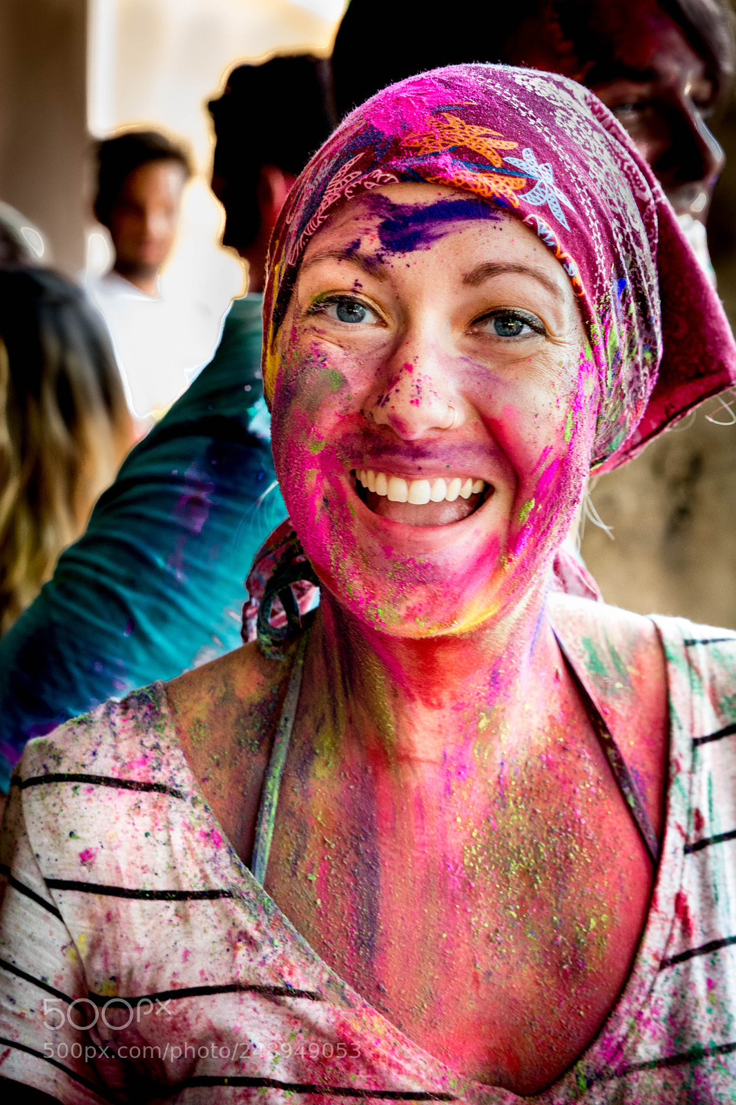 Nikon D7100 sample photo. Holi celebrations india photography