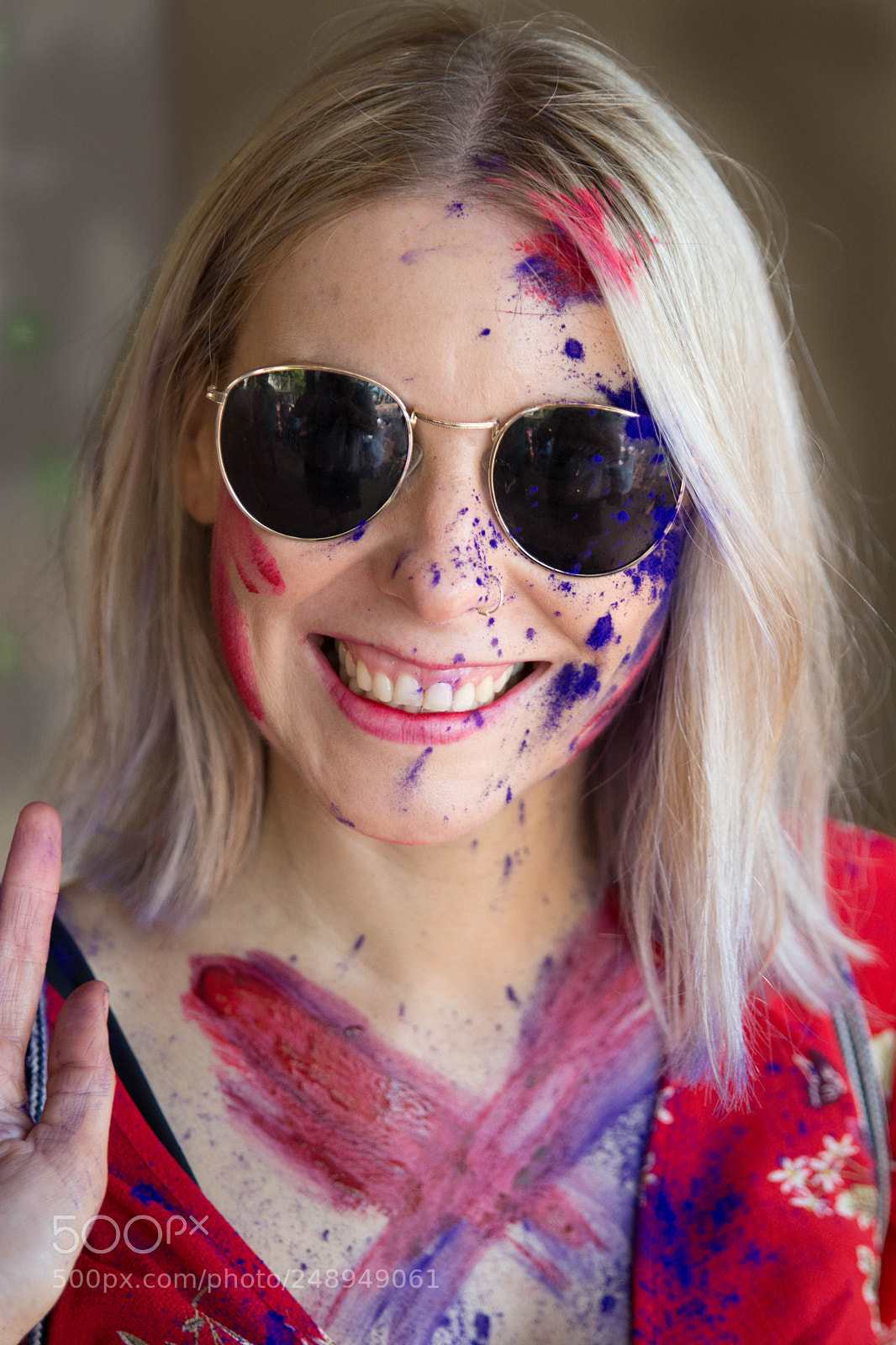 Nikon D7100 sample photo. Holi celebrations india photography
