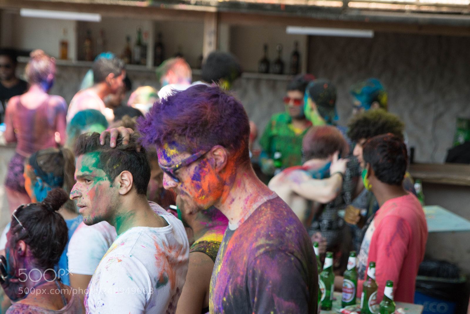 Nikon D7100 sample photo. Holi celebrations india photography