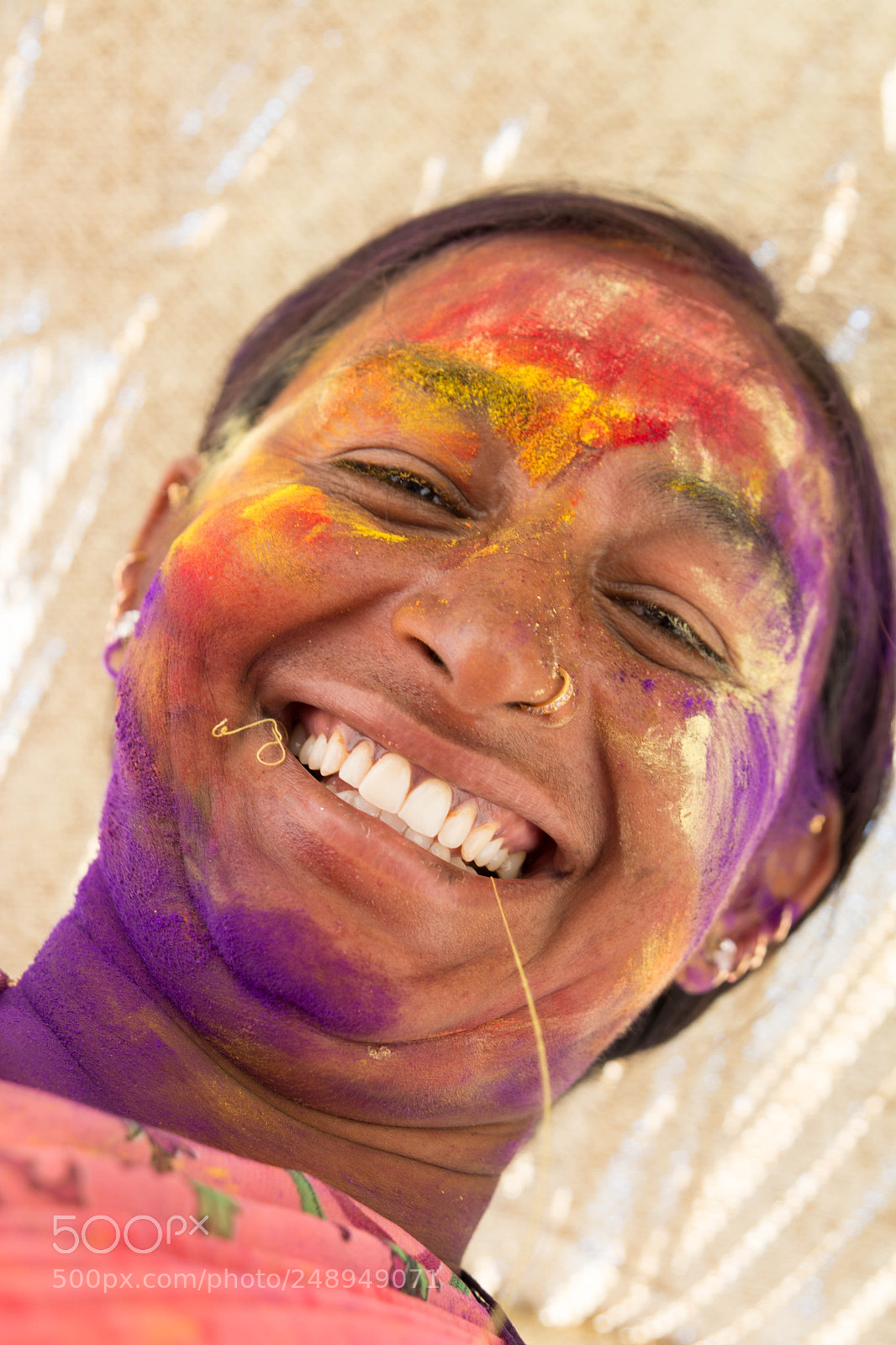 Nikon D7100 sample photo. Holi celebrations india photography