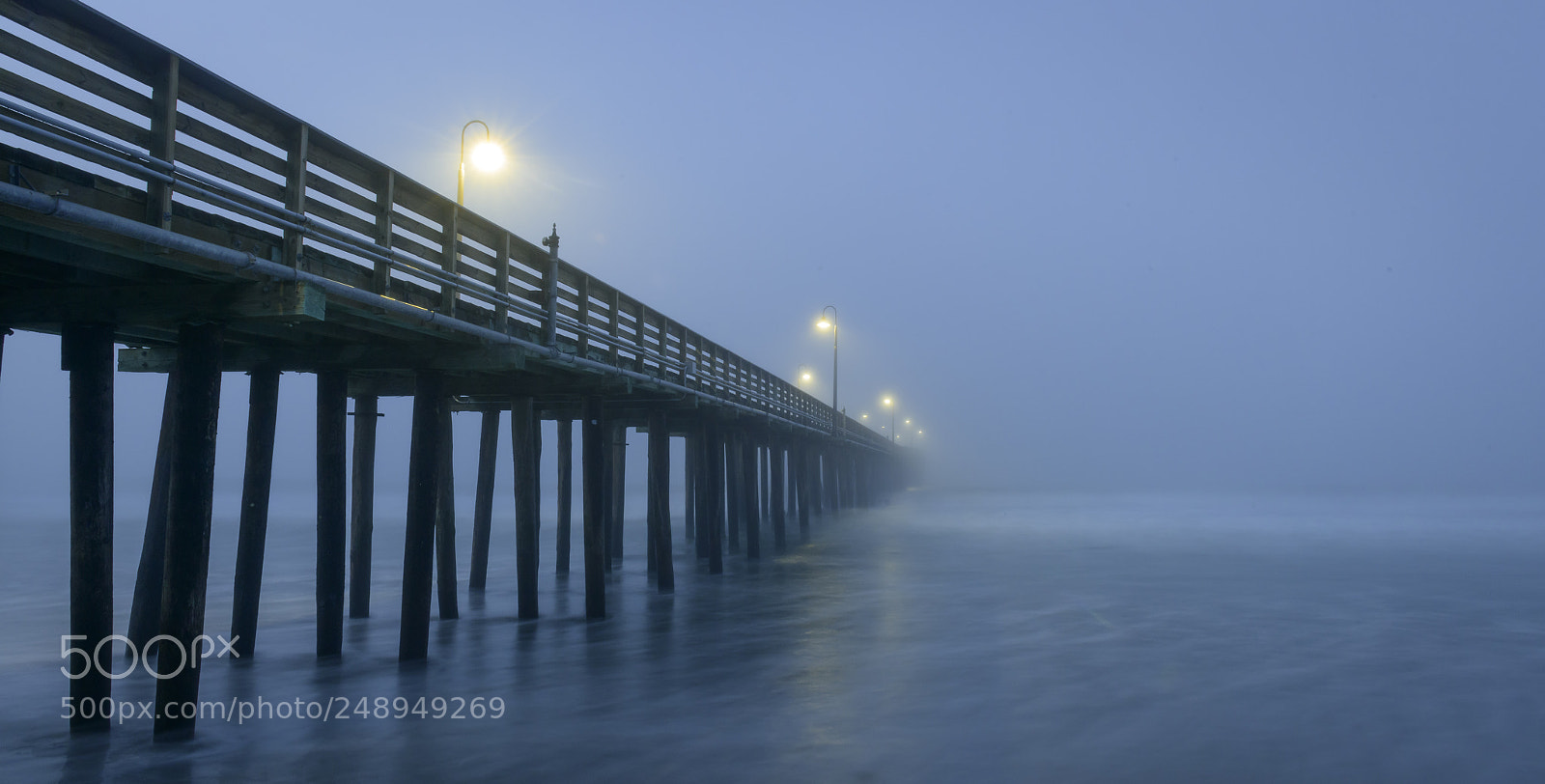 Nikon D850 sample photo. Cayucos pier photography