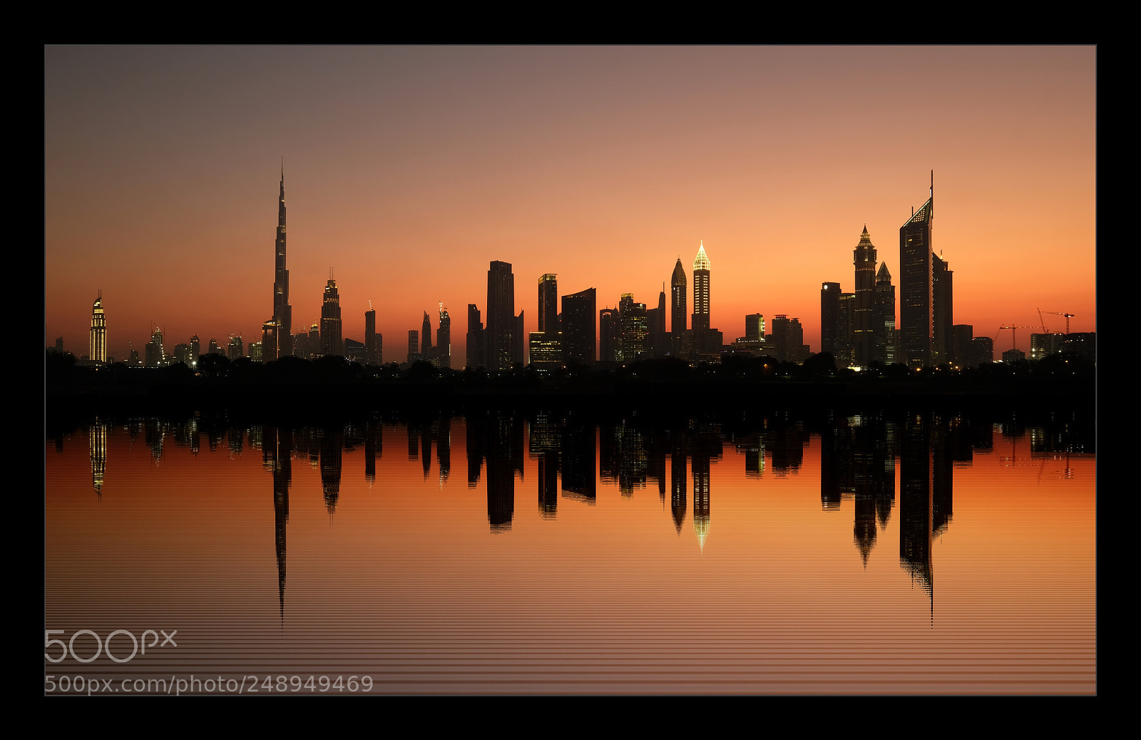 Fujifilm X-T2 sample photo. Dubai-skyline in sunset photography