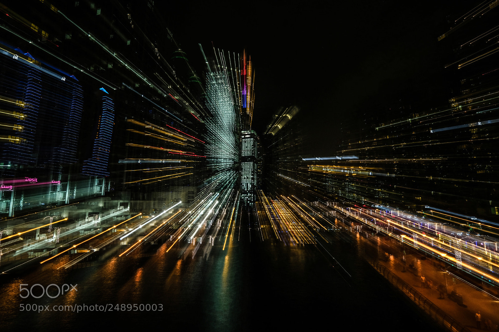 Fujifilm X-T2 sample photo. The dubai marina nightzoom photography