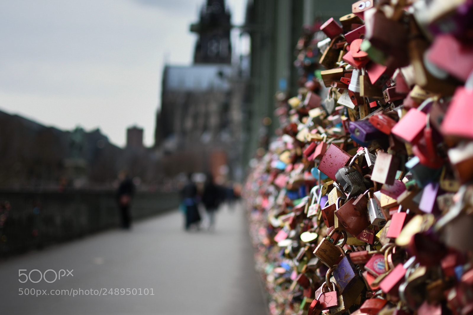 Nikon D3400 sample photo. Cologne's love locks bridge photography