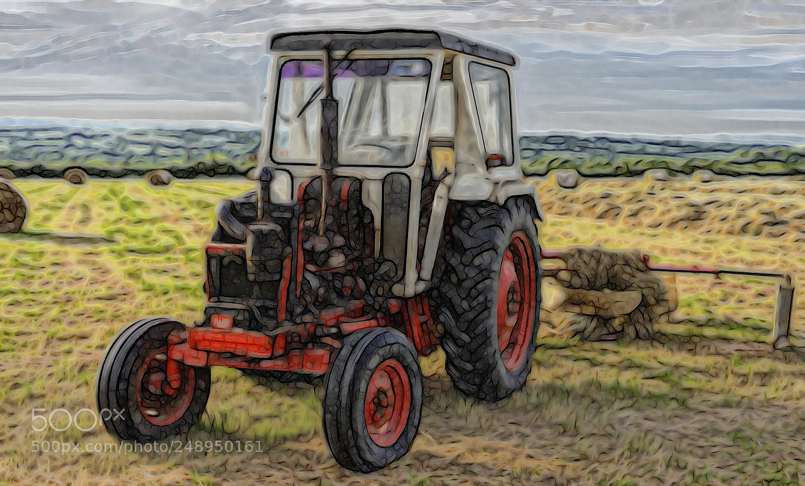 Nikon D810 sample photo. Old tractor still doing photography