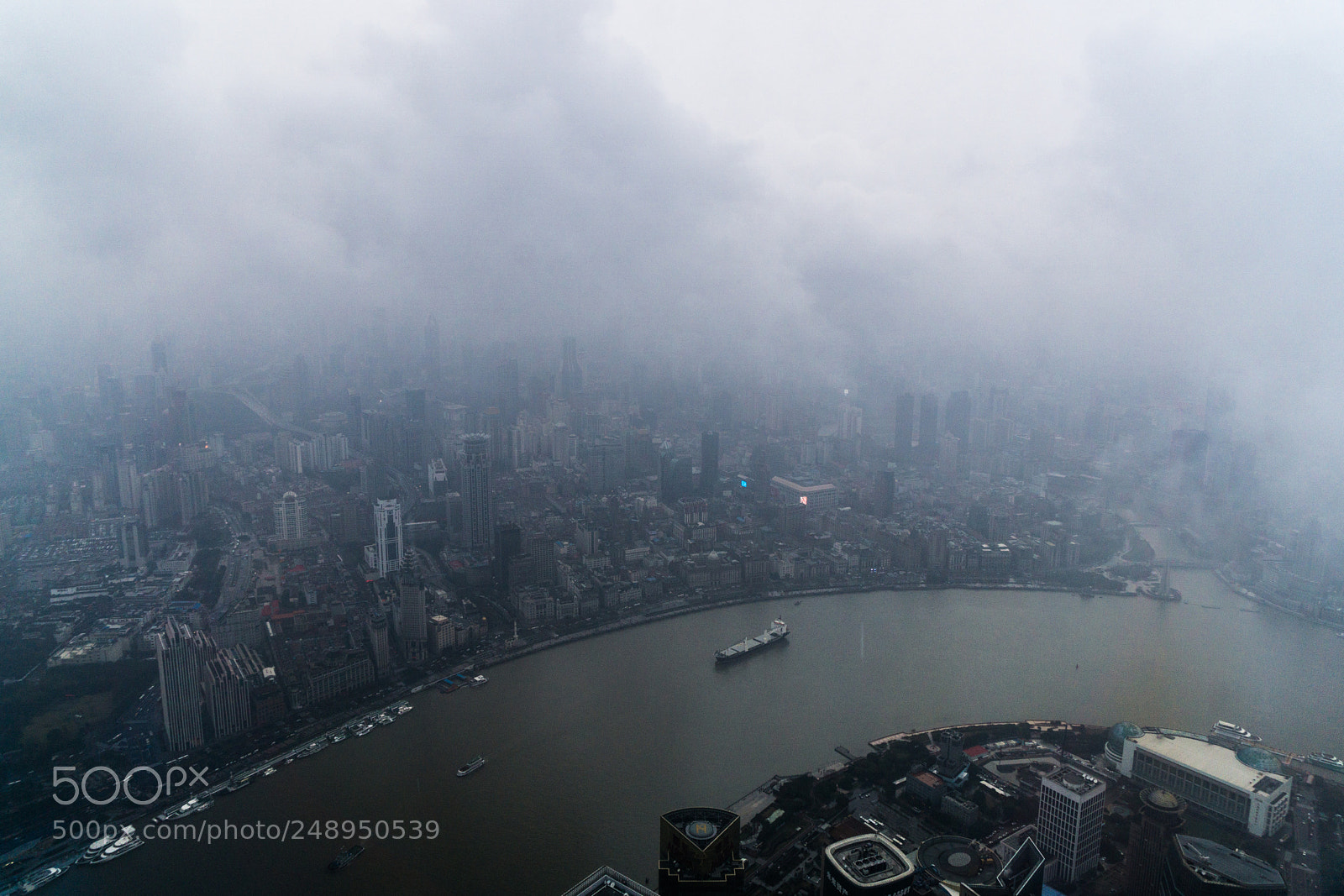 Sony a6000 sample photo. Misty shanghai photography