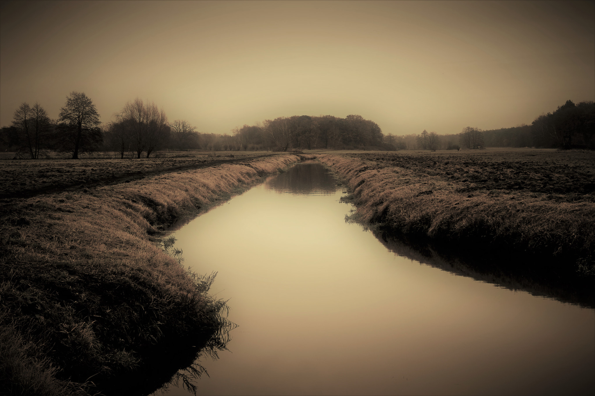 Nikon AF-S DX Micro Nikkor 40mm F2.8 sample photo. Dark landscape photography