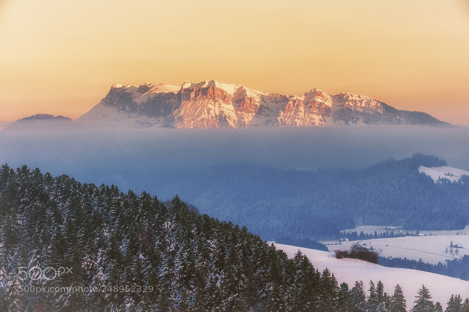 Nikon D700 sample photo. Bernese oberland * lighted photography