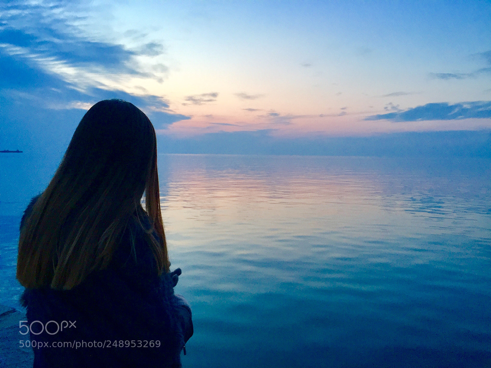 Apple iPhone 6 Plus sample photo. Trieste al crepuscolo. photography