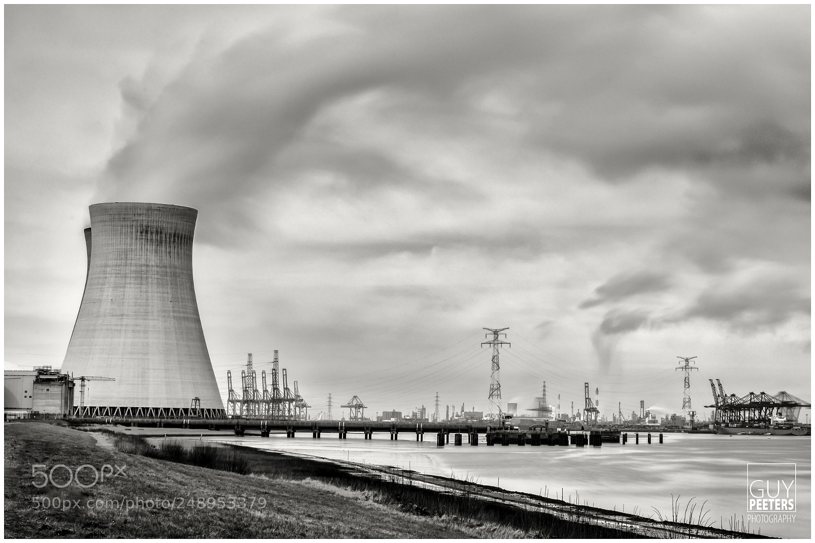 Nikon D7100 sample photo. Nuclear plant photography