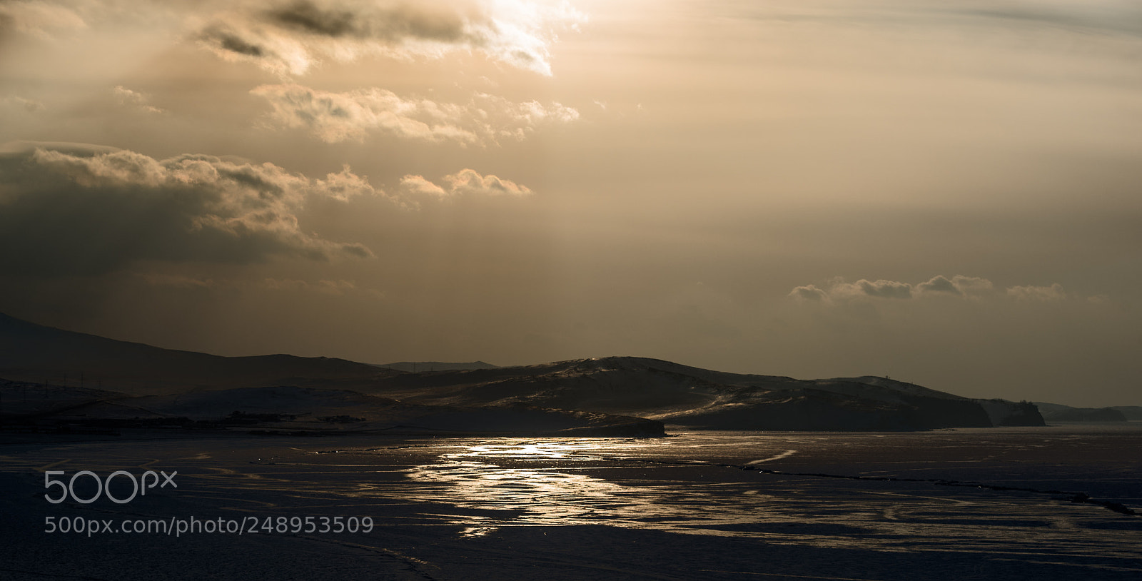Nikon D610 sample photo. Nightfall at lake baikal photography