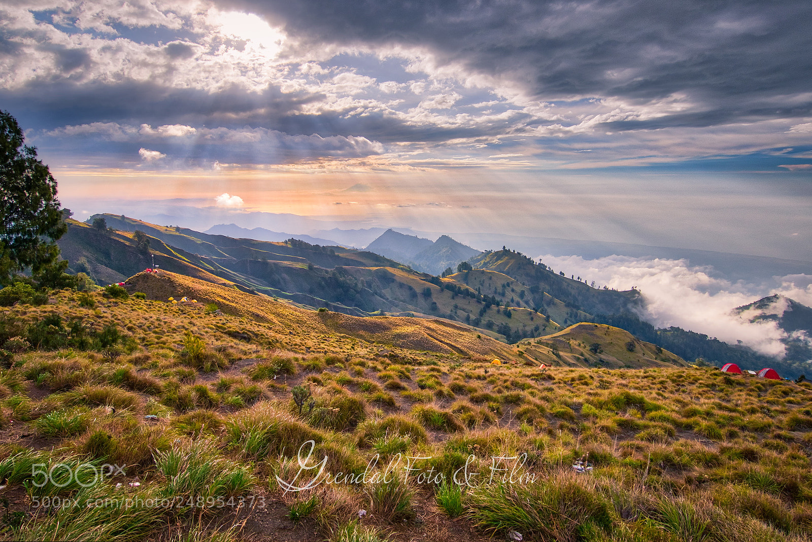 Canon EOS 7D Mark II sample photo. Sunset at rinjani, lombok photography