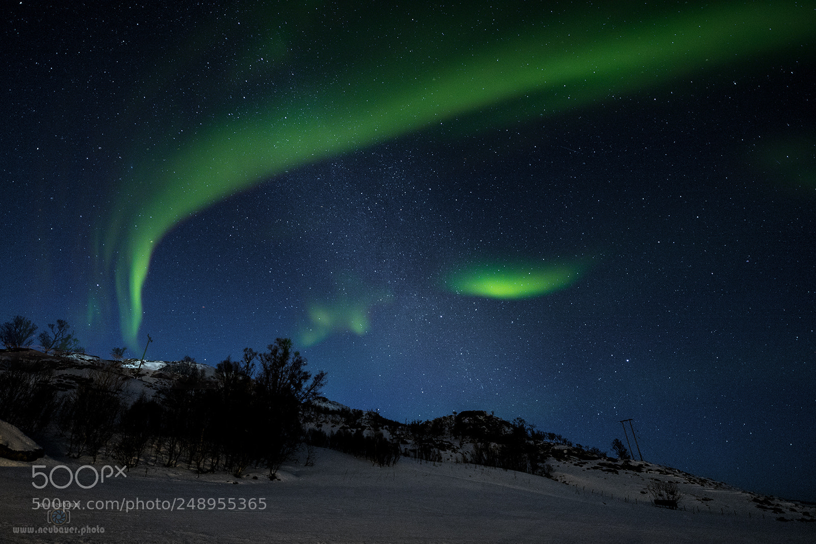 Canon EOS 5D Mark IV sample photo. Northern light with milky photography