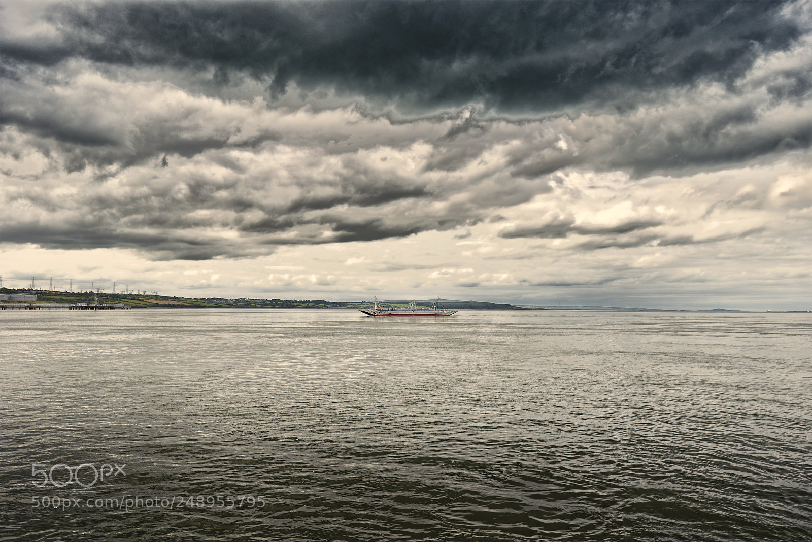 Nikon D810 sample photo. Shannon estuary ferry photography