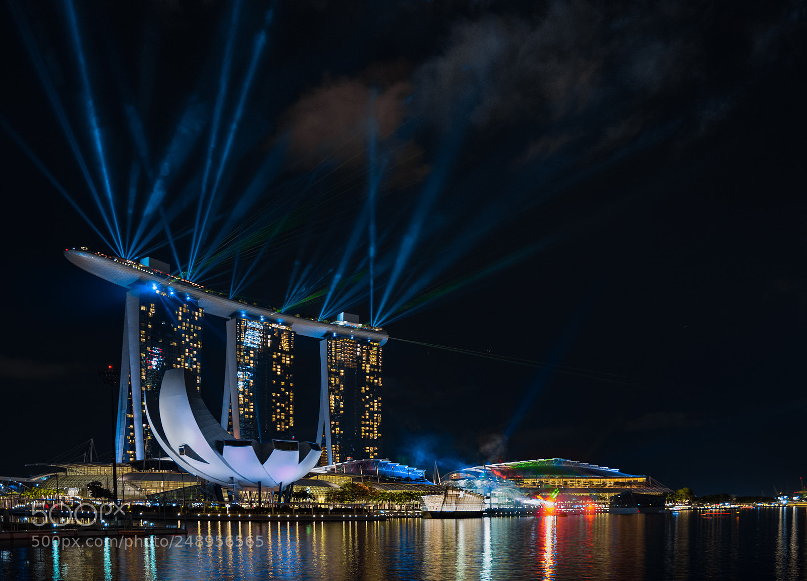 Nikon D7200 sample photo. Singapore lights photography