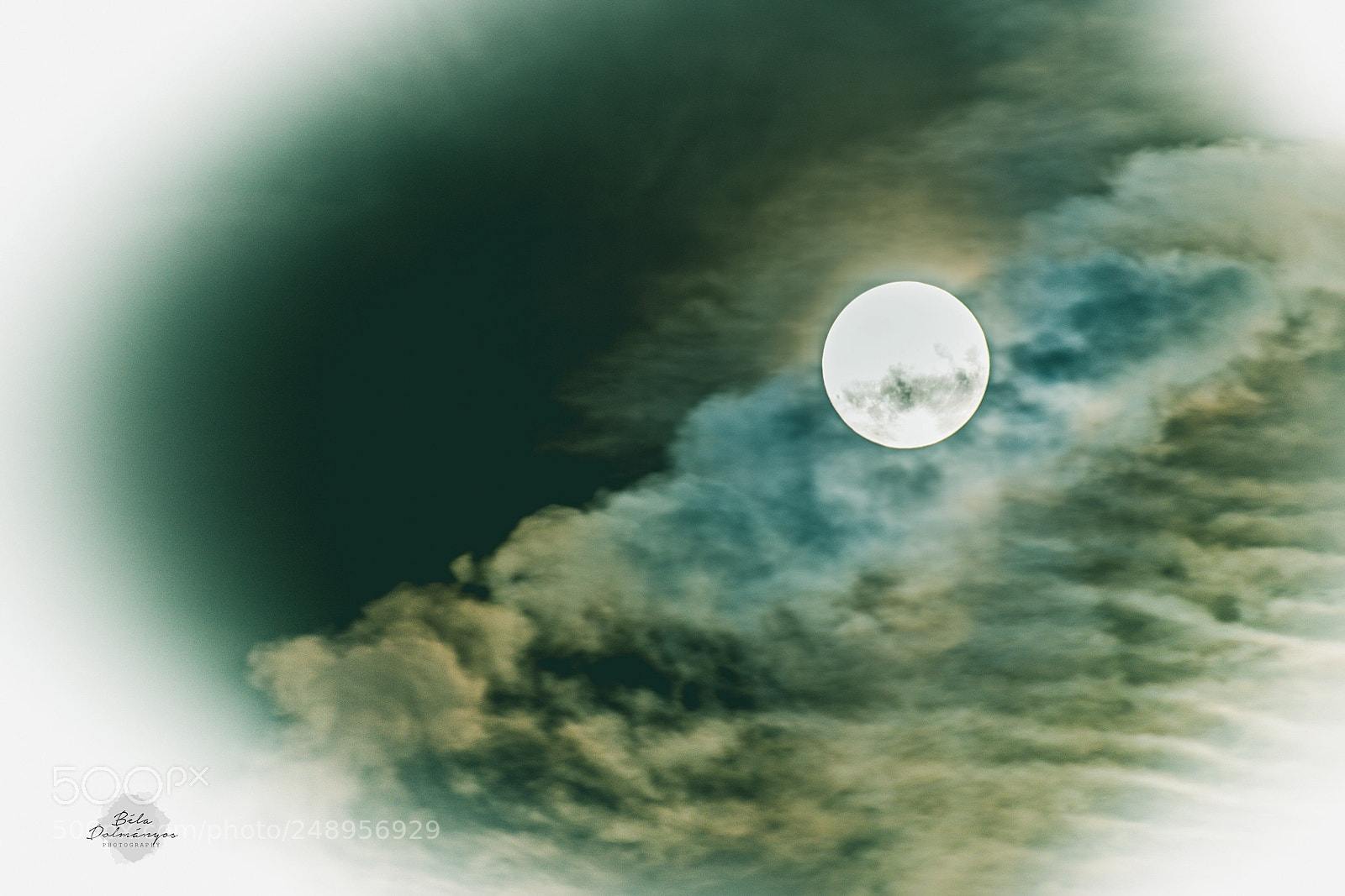 Nikon D810 sample photo. Moody moon photography