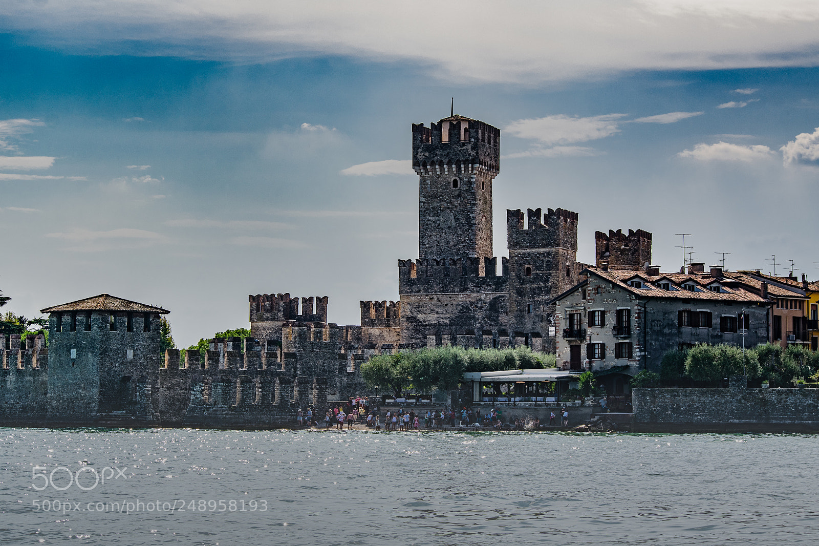 Nikon D5300 sample photo. Castle of sirmione photography