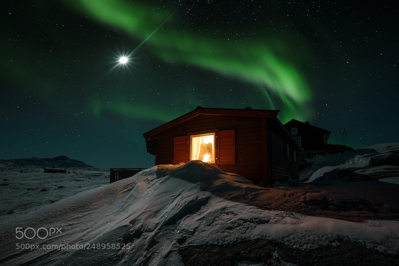 Sony a7R III sample photo. Night at abisko photography