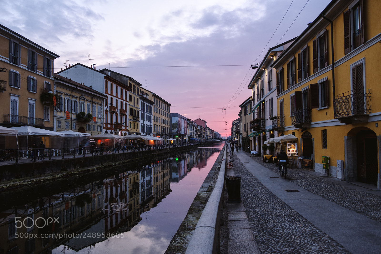 Fujifilm X-T20 sample photo. Sunset on naviglio grande photography