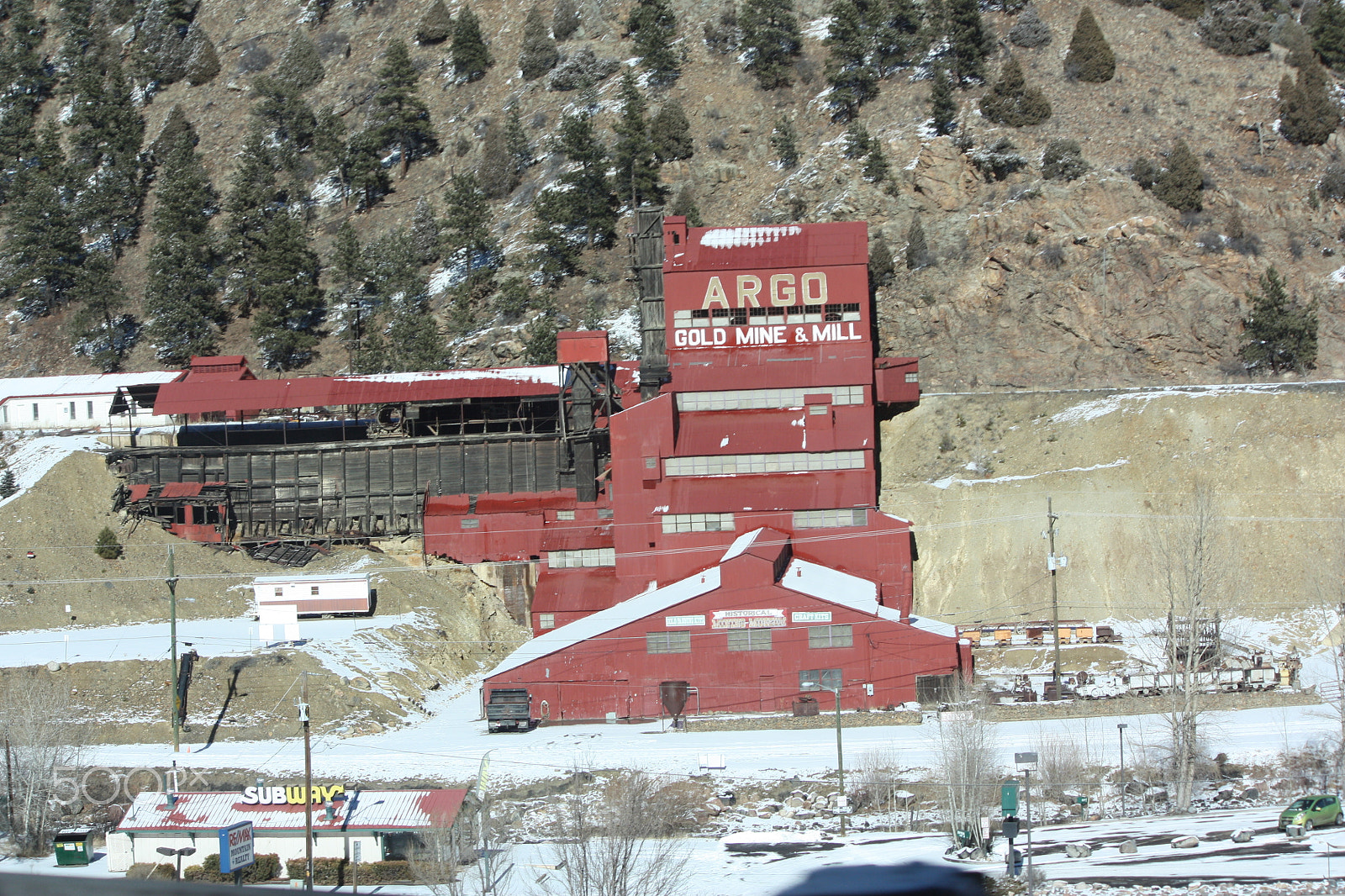 Canon EOS 450D (EOS Rebel XSi / EOS Kiss X2) sample photo. Argo gold mine and mill photography