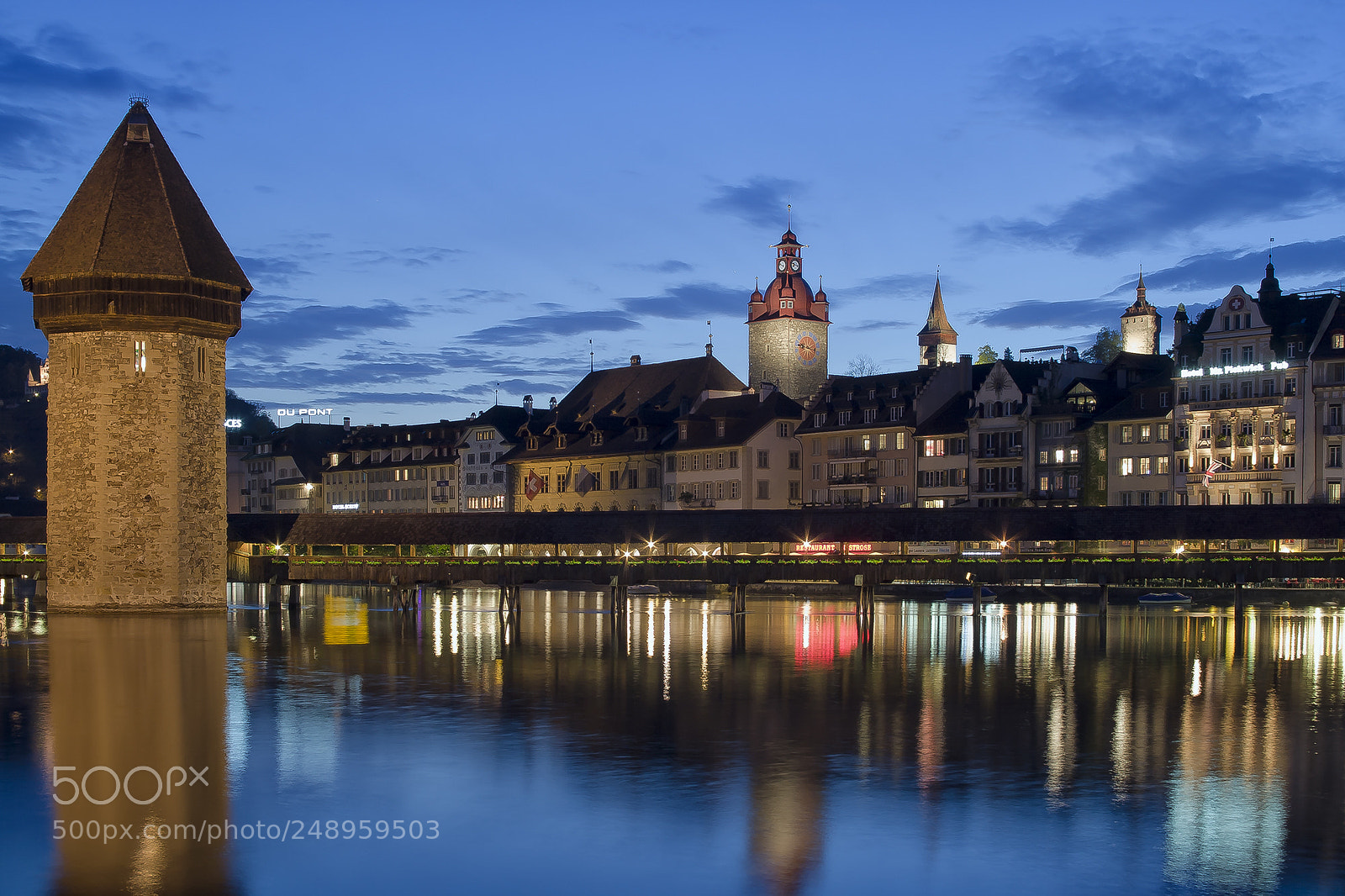 Canon EOS 30D sample photo. Luzern nachts ii photography